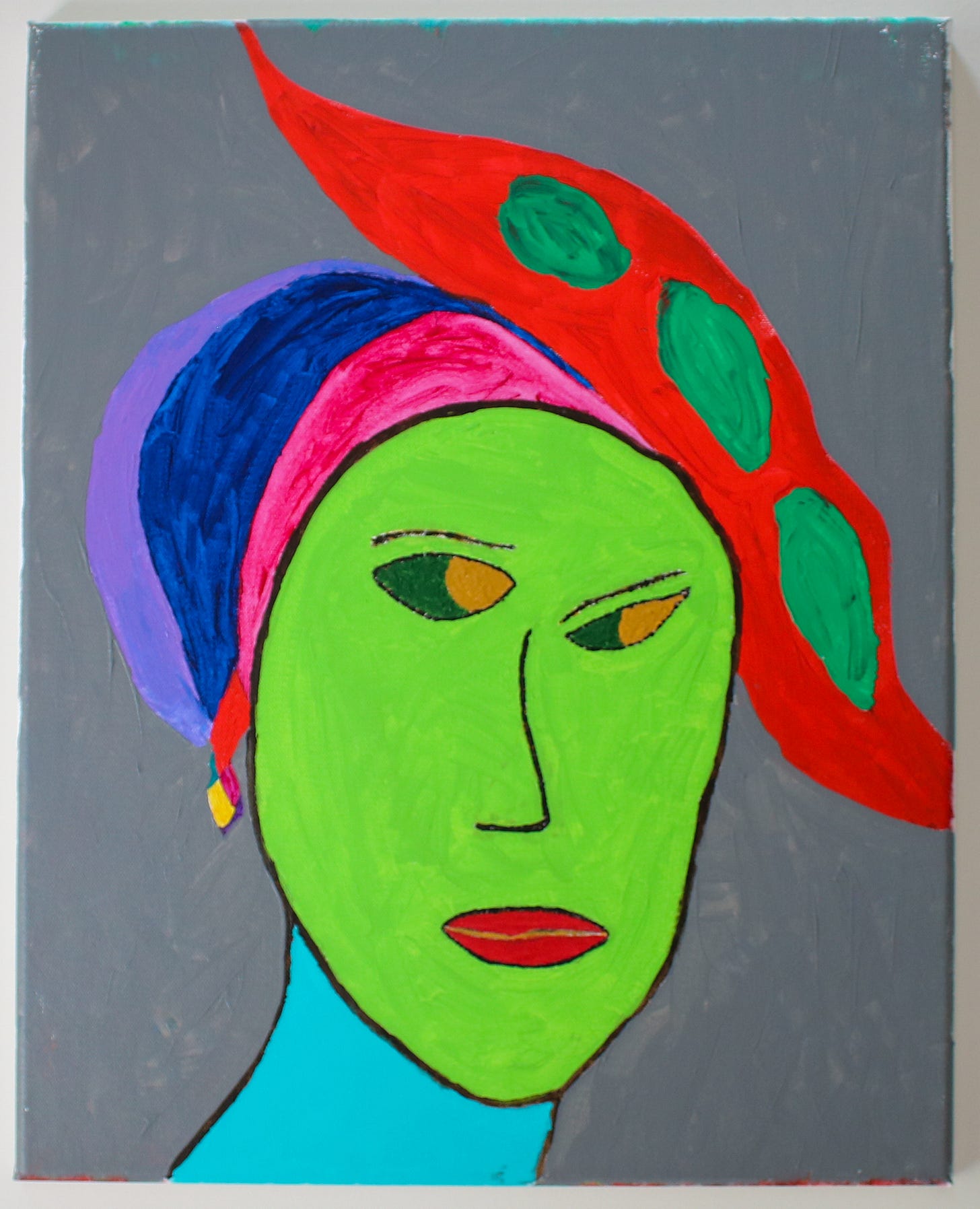 The Woman with the Green Face