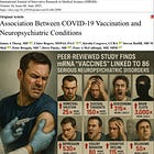 BREAKING: 146 NEUROLOGICAL AND PSYCHIATRIC CDC/FDA SAFETY SIGNALS WERE BREACHED WITH COVID SHOTS