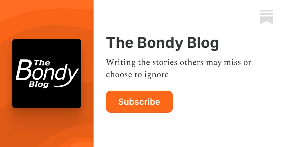 The Bondy Blog | Substack