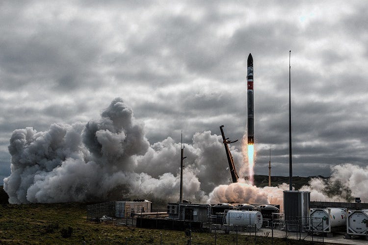 fortieth flight of Rocket Lab Electron from  Mahia Peninsula New Zealand