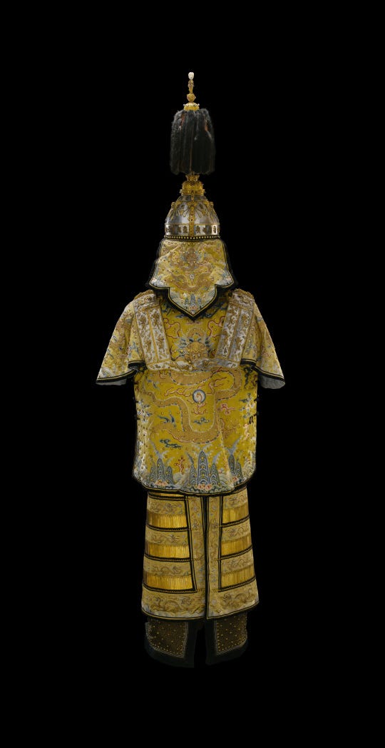 | Habit militaire de parade de l'empereur Qianlong (1736-1796) | Images ...
