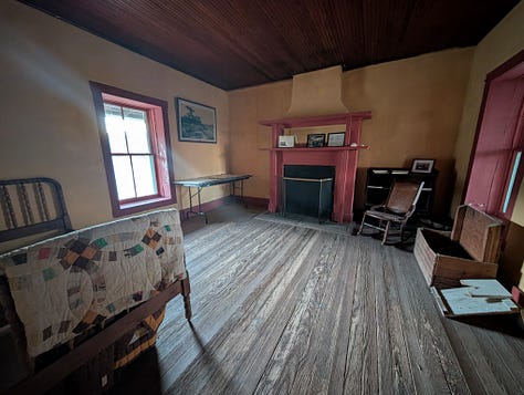 old cabin inside view