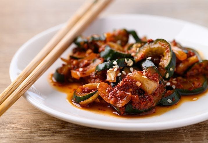 Cucumber Kimchi Salad
