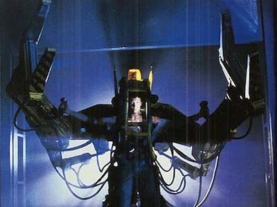 Ripley in a Power Loader on the Sulaco