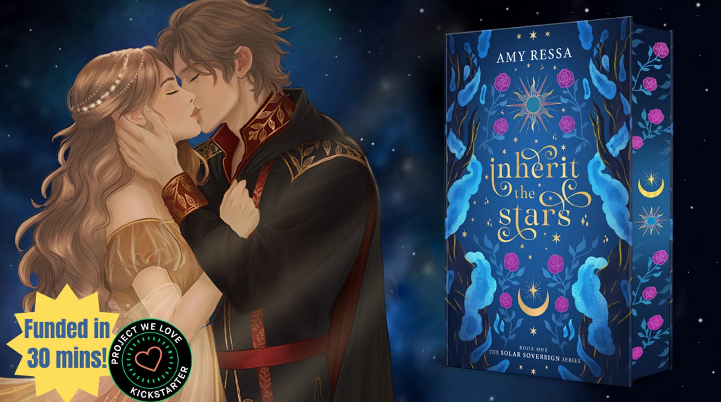Linked banner for the Inherit the Stars Kickstarter