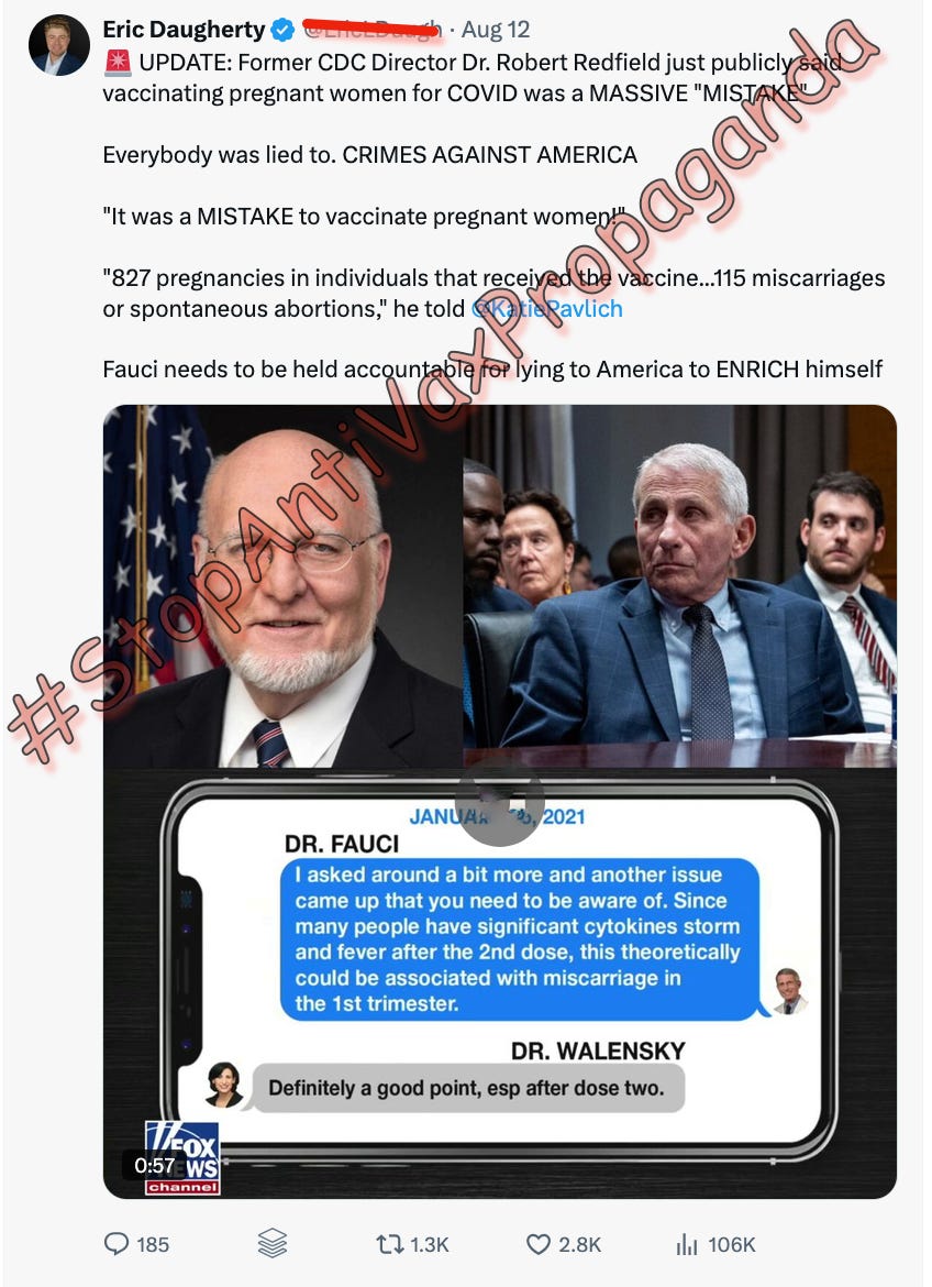 Robert Redfield was a poor choice to run CDC… and it shows even more after he left… Robert Redfield was a poor choice to run CDC… and it shows even more after he left…