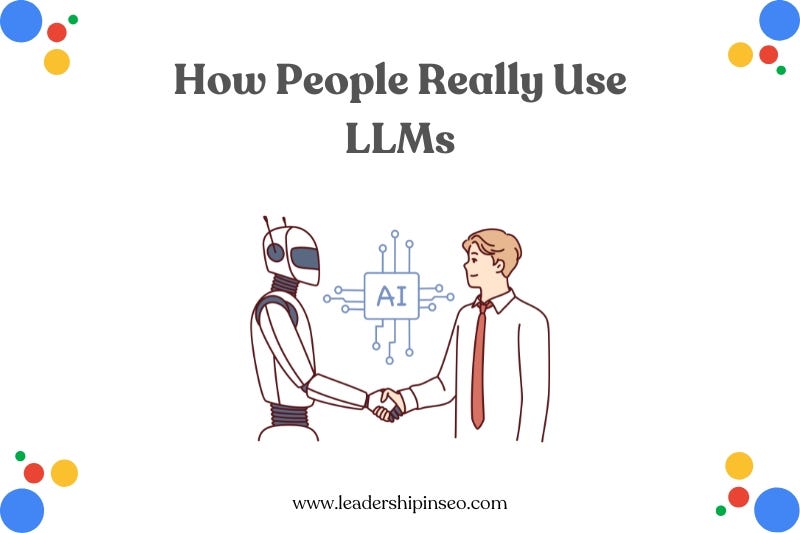 How people really use LLMs How people really use LLMs