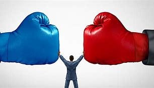 Image result for political red blue conflict anger outrage