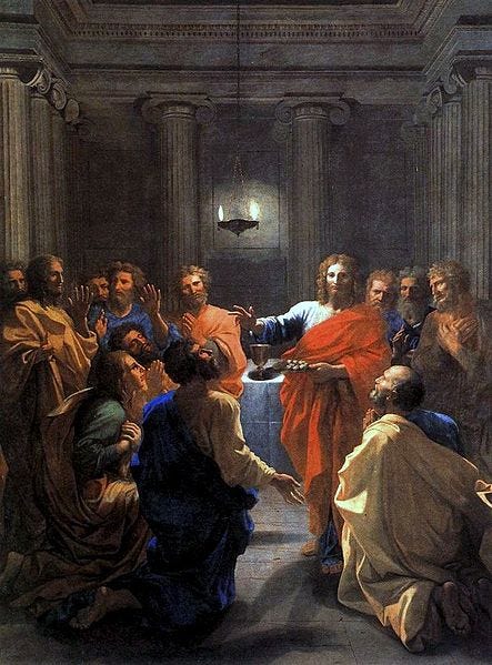 File:Nicolas Poussin - The Institution of the Eucharist - WGA18310.jpg File:Nicolas Poussin - The Institution of the Eucharist - WGA18310.jpg