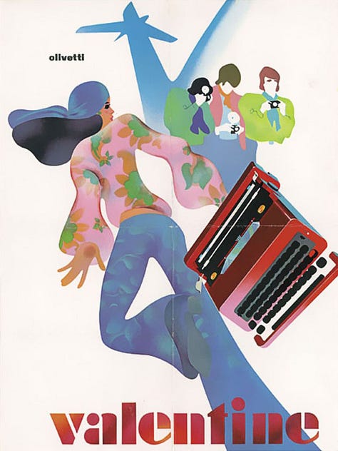 Olivetti Valentine ads