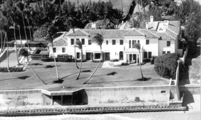 La Querida, the Kennedy estate in Palm Beach, Florida. Courtesy of Florida State Archives.