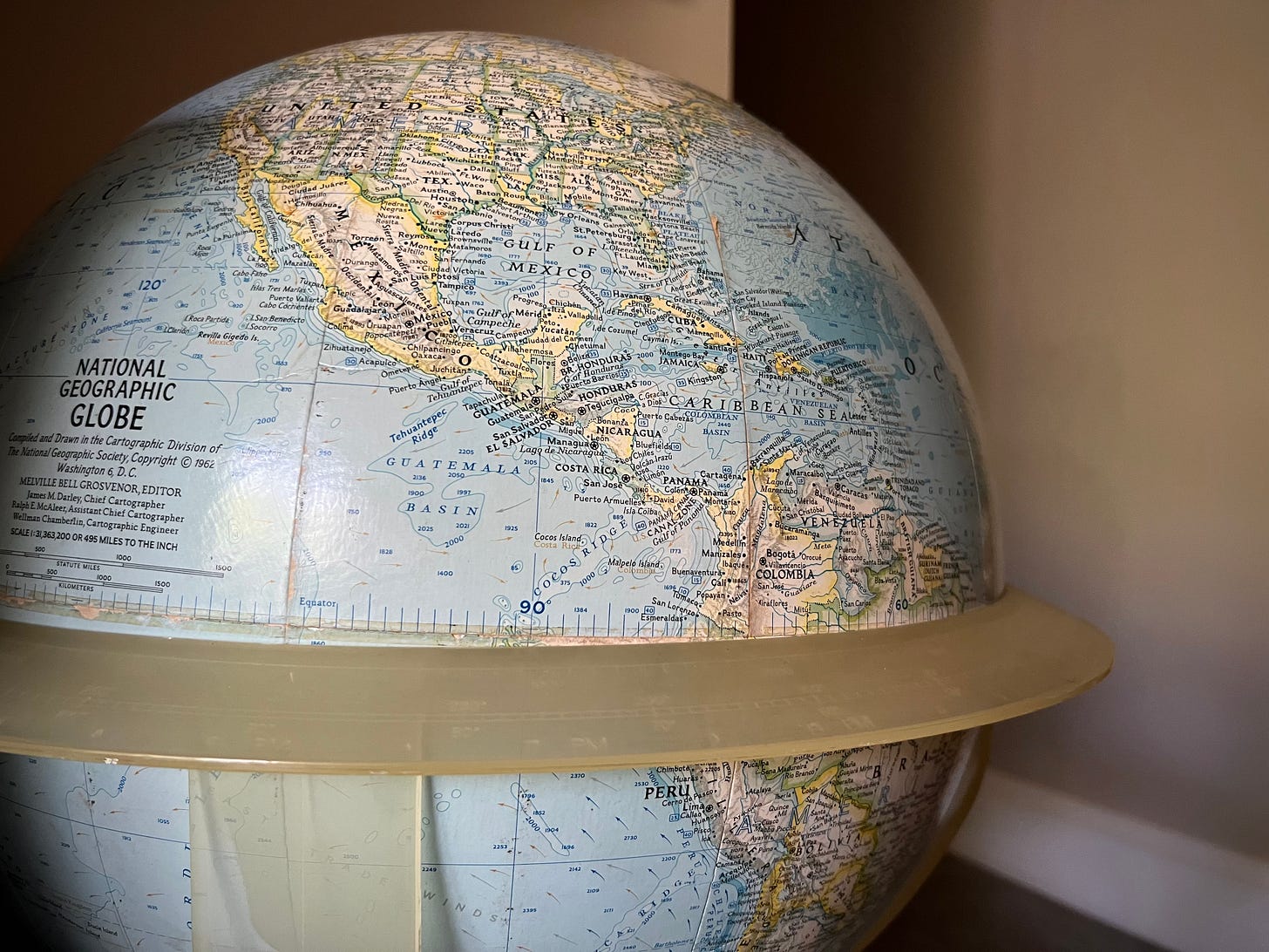 Globe circa 1962