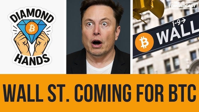 Wall St. Wants Your Bitcoin, Elon Doubts Debt & Can You HODL?