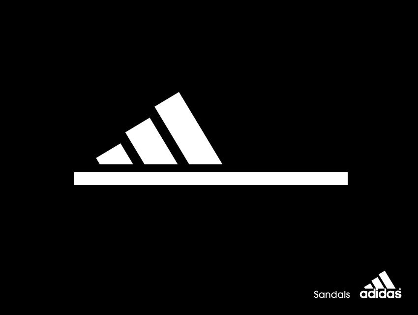 Me.Show. — Adidas Sandals | Graphic design advertising, Print ads, Ads  creative