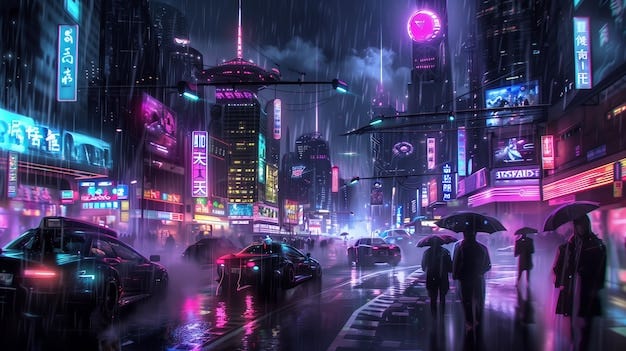 Cidade Cyberpunk Imagens – Download Grátis no Freepik