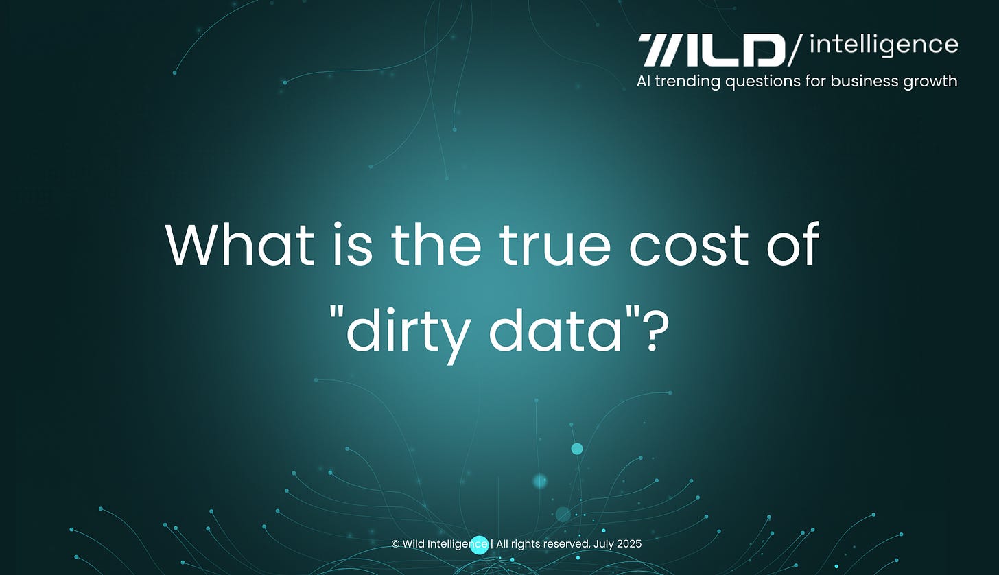 🚨❓Poll: What is the true cost of "dirty data"?
