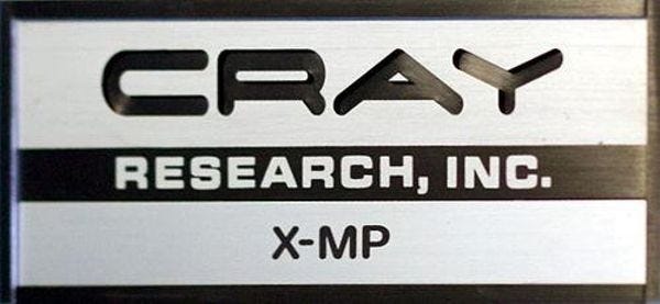 Cray Research X MP badge