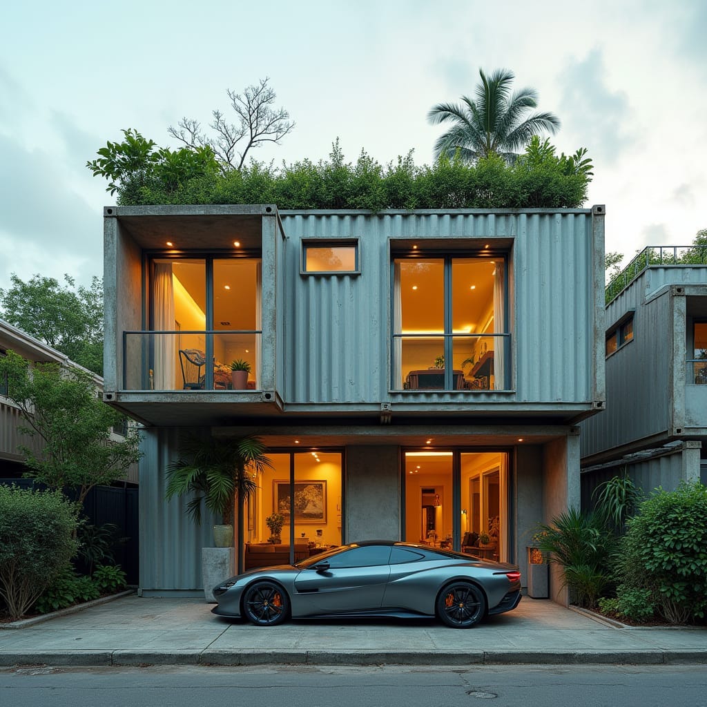 Container Terrace House