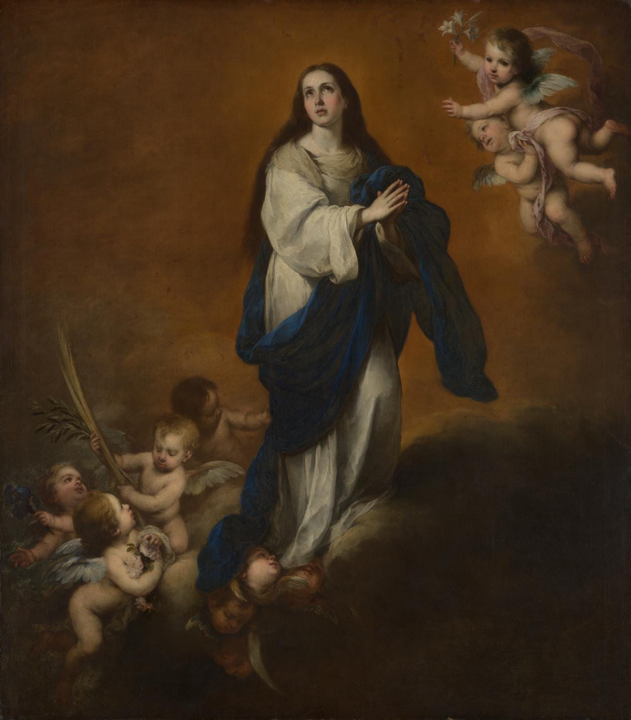 an Immaculate Conception by Bartolome Esteban Murillo