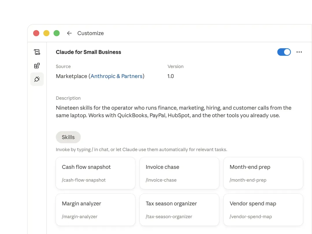 Claude for Small Business
