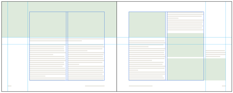 3-column layout grid used for Made for Walking