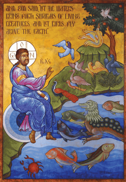 Creation of Birds & Sea Creatures, large icon