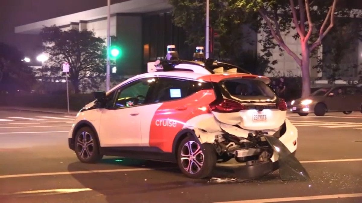 Cruise car involved in San Francisco crash Cruise car involved in San Francisco crash