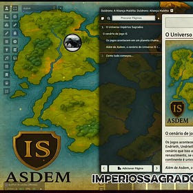 Cenário de Jogo de RPG Universo Impérios Sagrados: finalmente chegou!