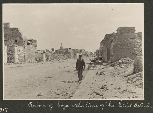 Gaza after the two battles in March and April 1917