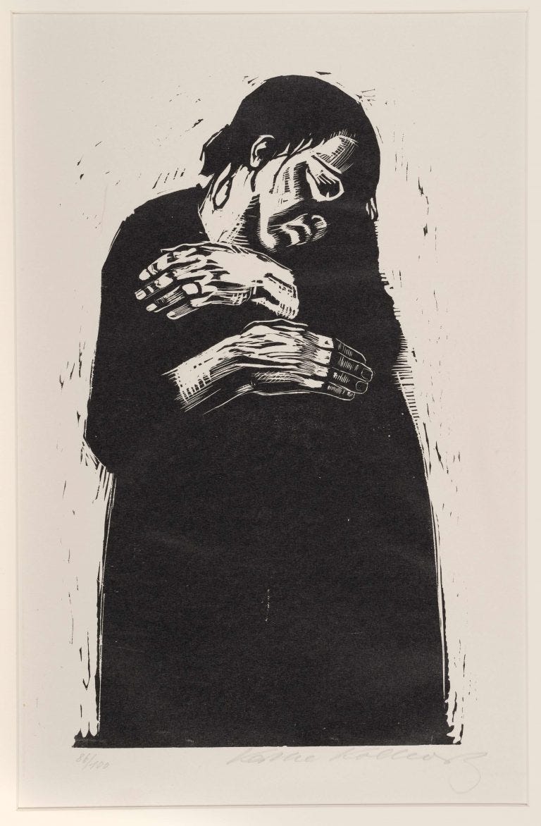 版画「Widow」