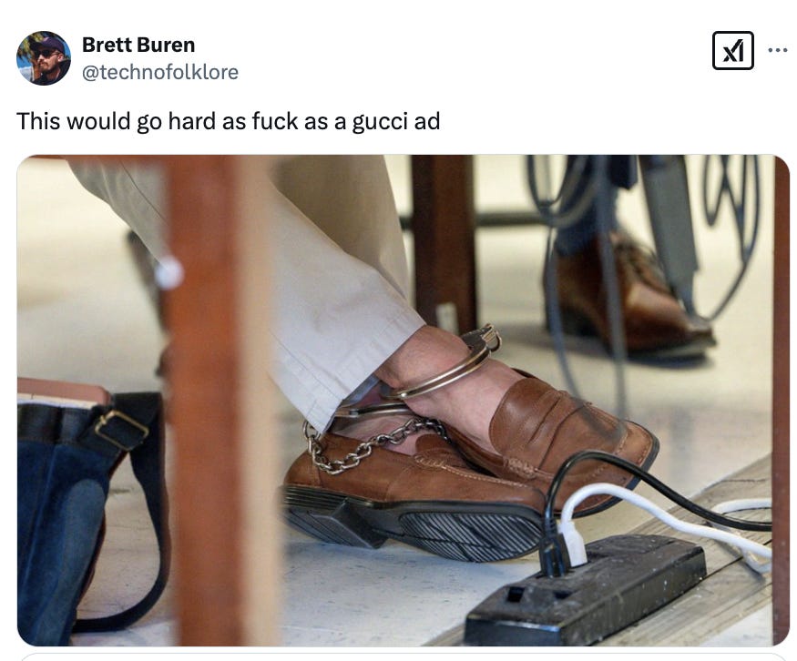 Luigi Mangione's Bare Ankles Are Going Viral