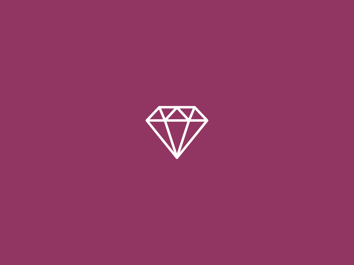 maroon background with a diamond in the middle