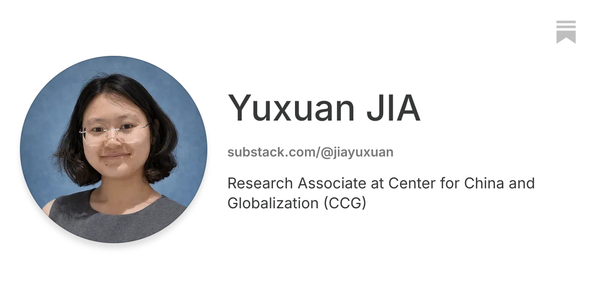 Yuxuan JIA | Substack