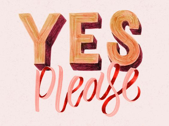 SAYING YES TO PLEASURE!