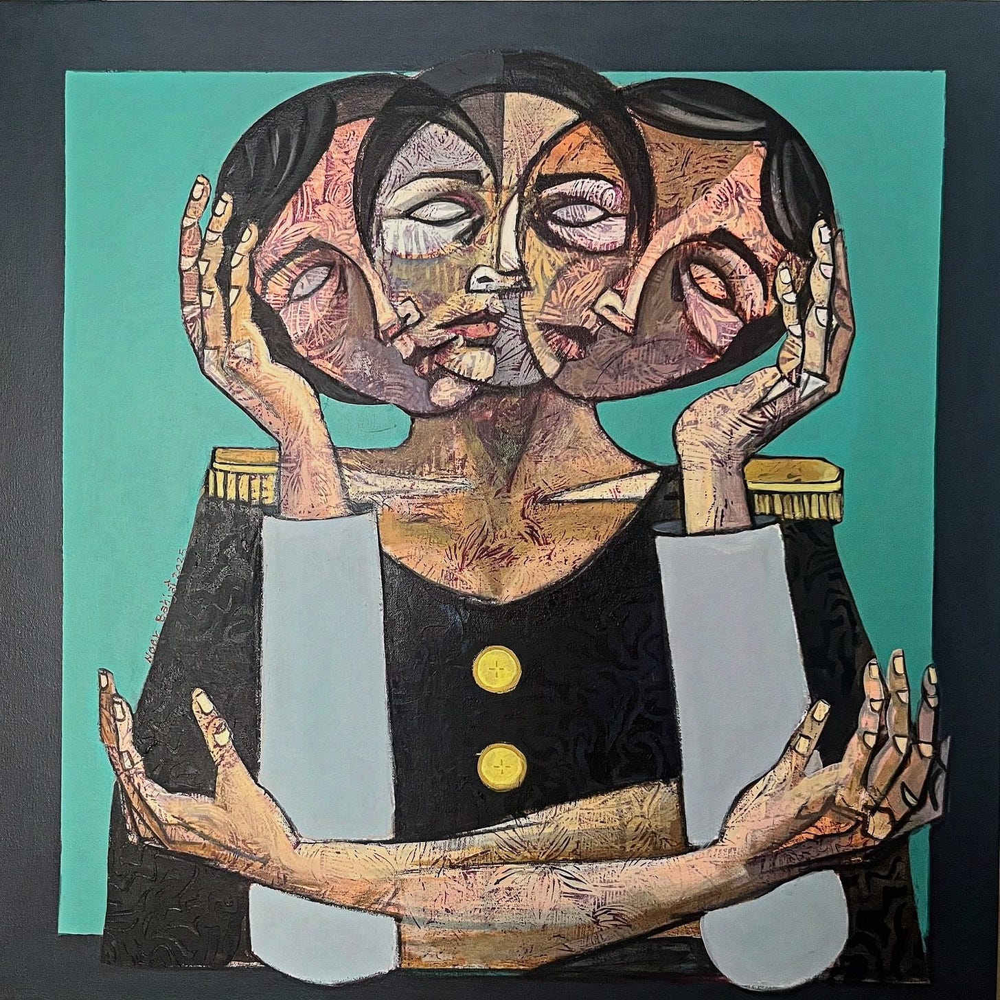 Persona-70x70cm-Acrylic on canvas-2025-Dubai 