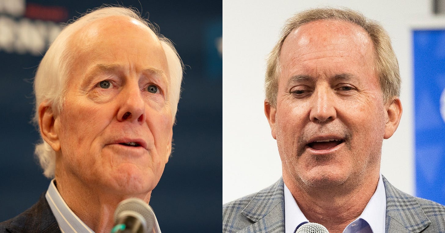 John Cornyn leads Ken Paxton as GOP Senate primary heads to runoff | KUT Radio, Austin's NPR Station John Cornyn leads Ken Paxton as GOP Senate primary heads to runoff | KUT Radio, Austin's NPR Station