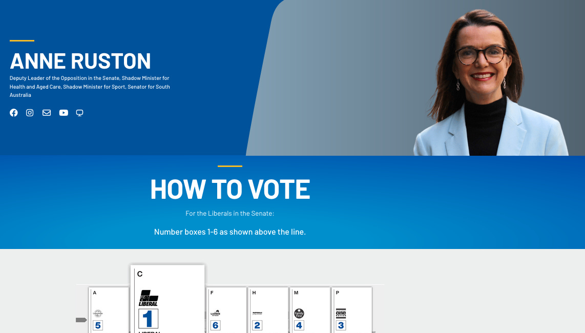 Will Anne Ruston be the next Federal Health Minister in Australia ?
