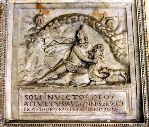 Goddess Mithra, same as Sun god Apollo and transformed in the Roman culture name is God Sol İnvictus | Arte antico, Impero romano, Religione Η θεά Μίθρα, ίδια με τον θεό Ήλιο Απόλλωνα και μεταμορφωμένη στο όνομα του ρωμαϊκού πολιτισμού είναι Θεός Sol İnvictus | Arte antico, Impero romano, Religione