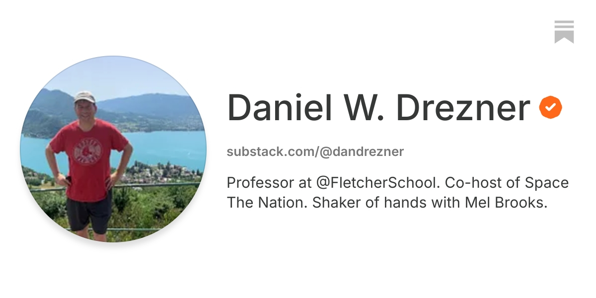 Daniel W. Drezner | Substack