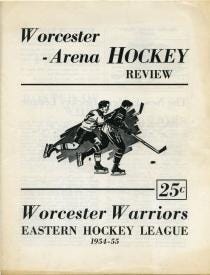 Worcester Warriors 1954-55 game program