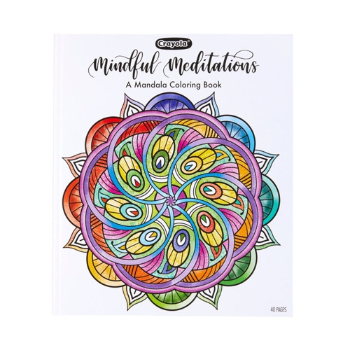 Crayola Mindful Meditations Mandala Adult Coloring Book