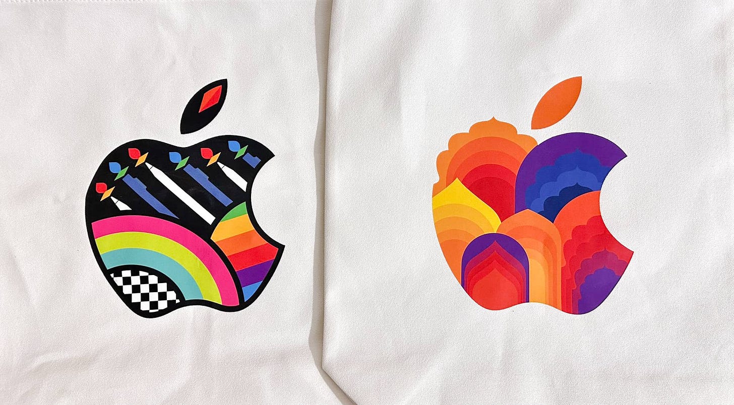 Tote bags for Apple BKC and Apple Saket. Tote bags for Apple BKC and Apple Saket.