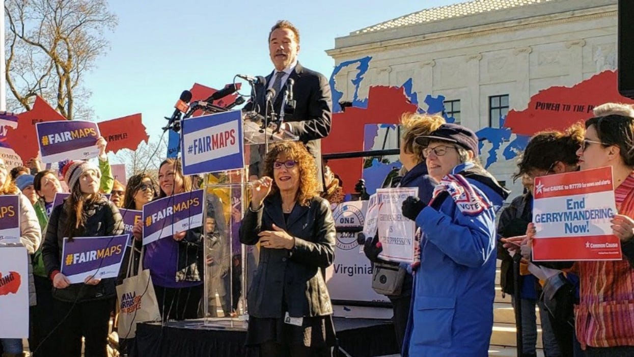 Ending gerrymandering by using school districts in drawing congressional maps