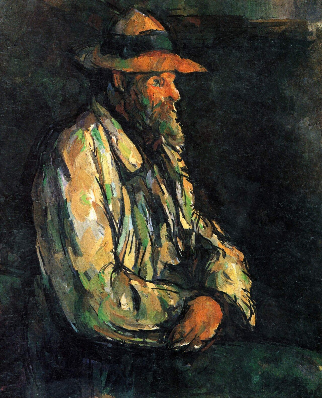 Cezanne late portrait The Gardener Vallier