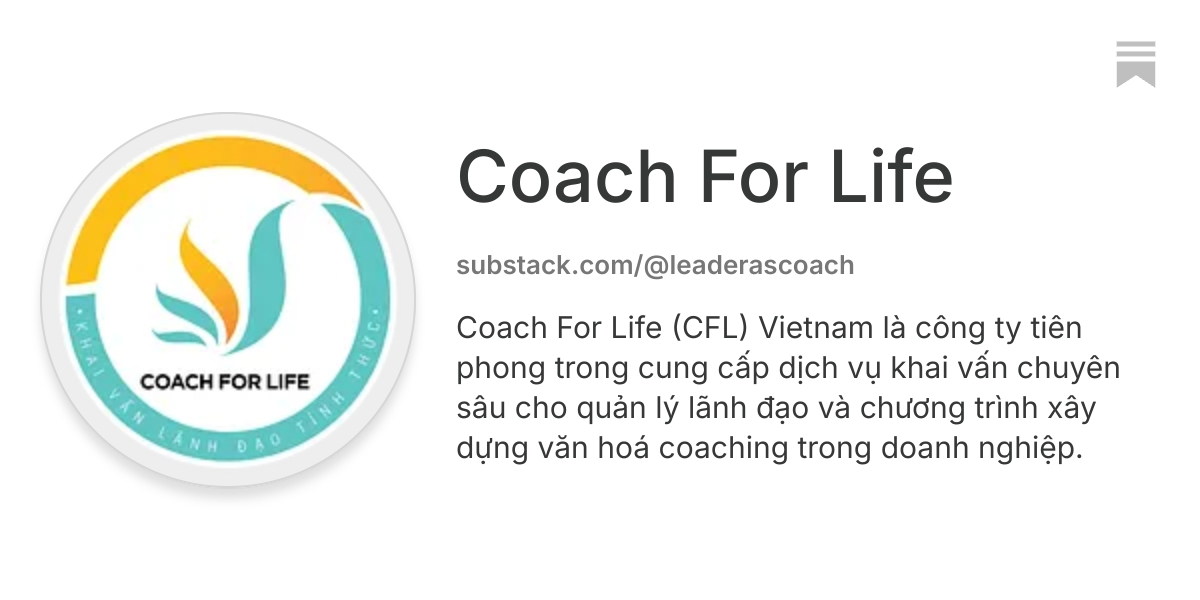 Coach For Life | Substack