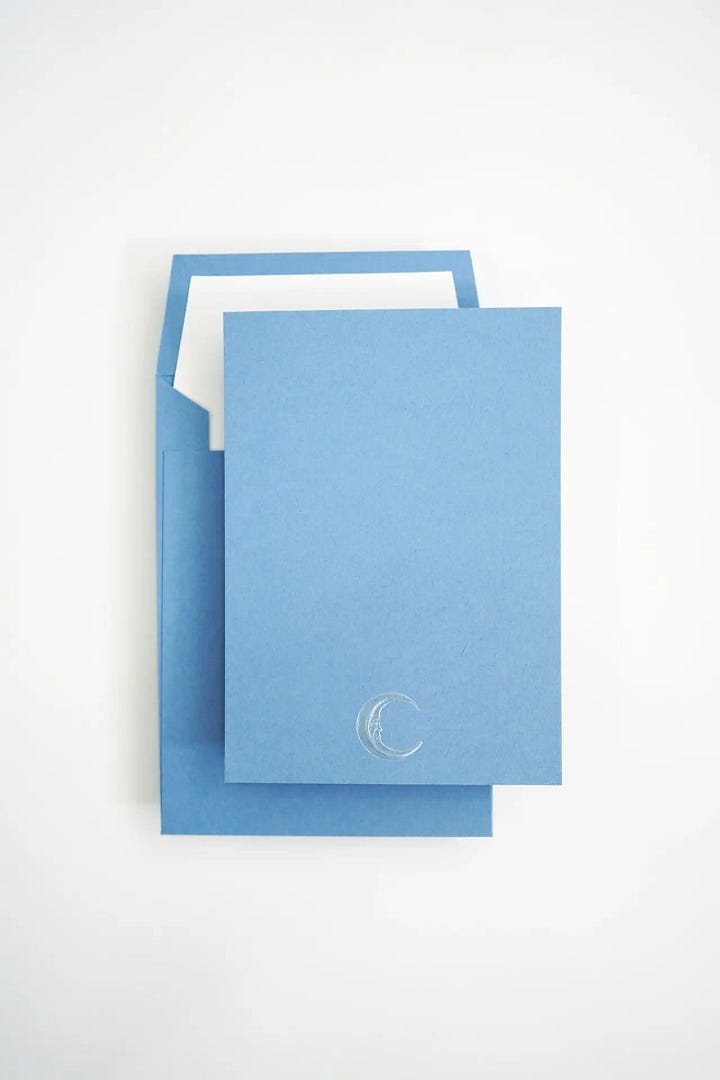 3D embossed notecards