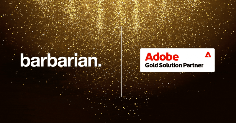 Barbarian Achieves Adobe Gold Solution Partner Status, Strengthening Enterprise Experience Capabilities