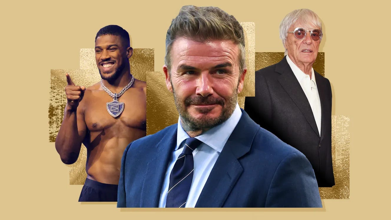 David Beckham becomes the first British billionaire sportsman