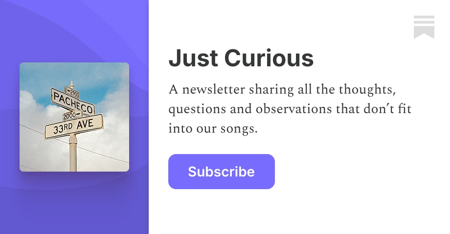 Just Curious | The Quilters | Substack