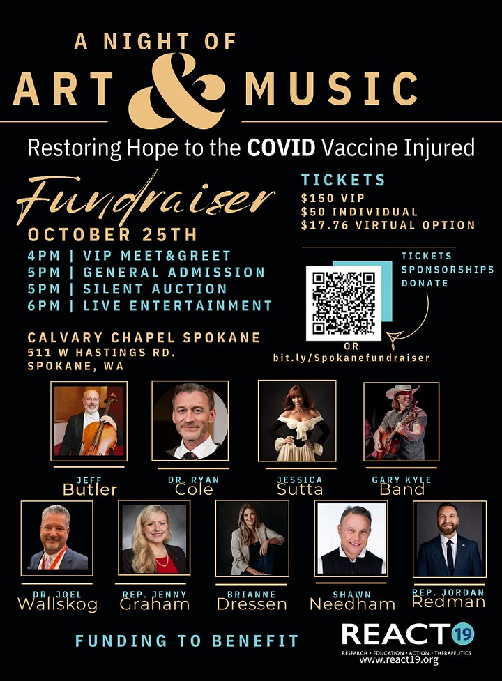Restoring Hope Art & Music Fundraiser Flyer. Click images for larger view.